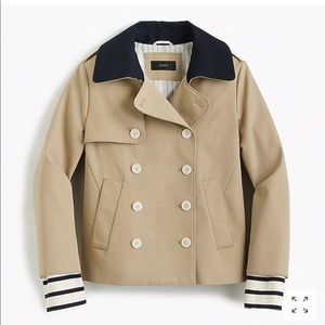 JCrew cropped trench coat